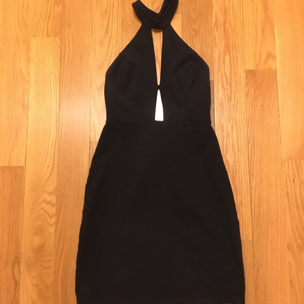 Black mini cocktail dress